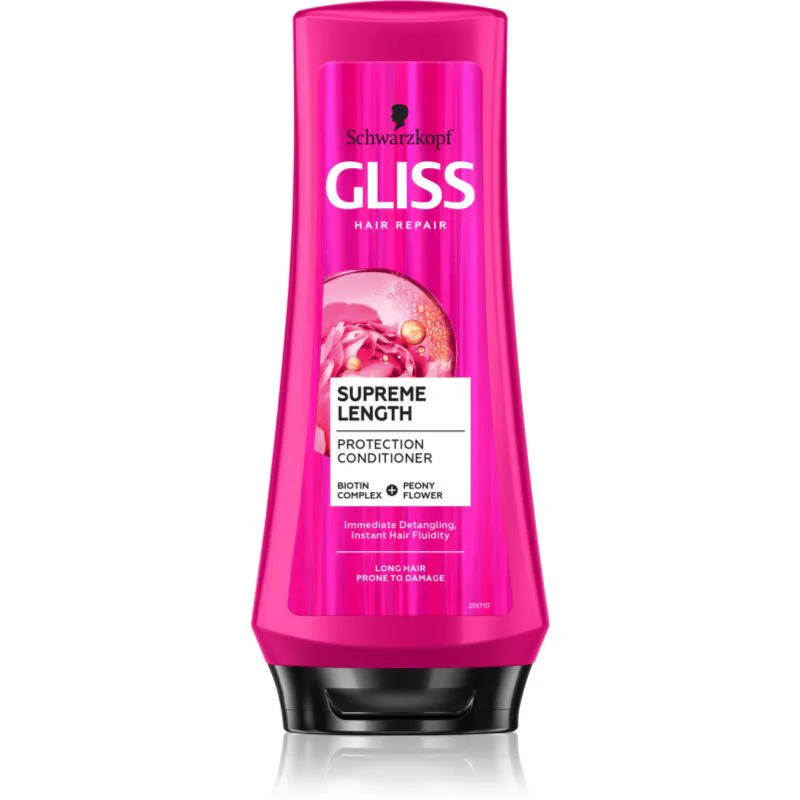 Schwarzkopf Gliss Supreme Length προστατευτικό μαλακτικό για μακριά μαλλιά 200 ml