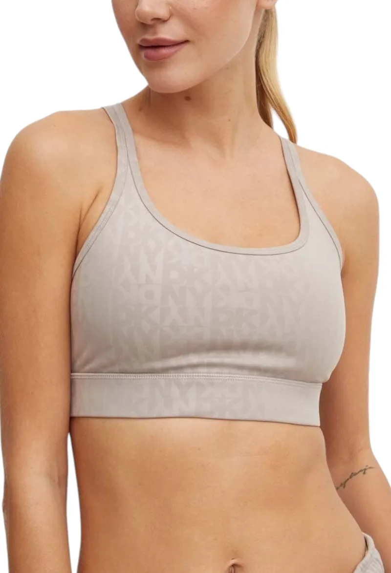Μπούστο DKNY Logo Print DP4T9963-IEN-DRFTWD GRID Γυναικείο