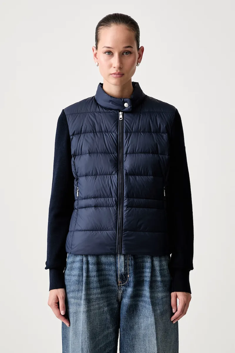 Tommy Hilfiger πουπουλένιο μπουφάν γυναικείο με πρόσμιξη μαλλιού