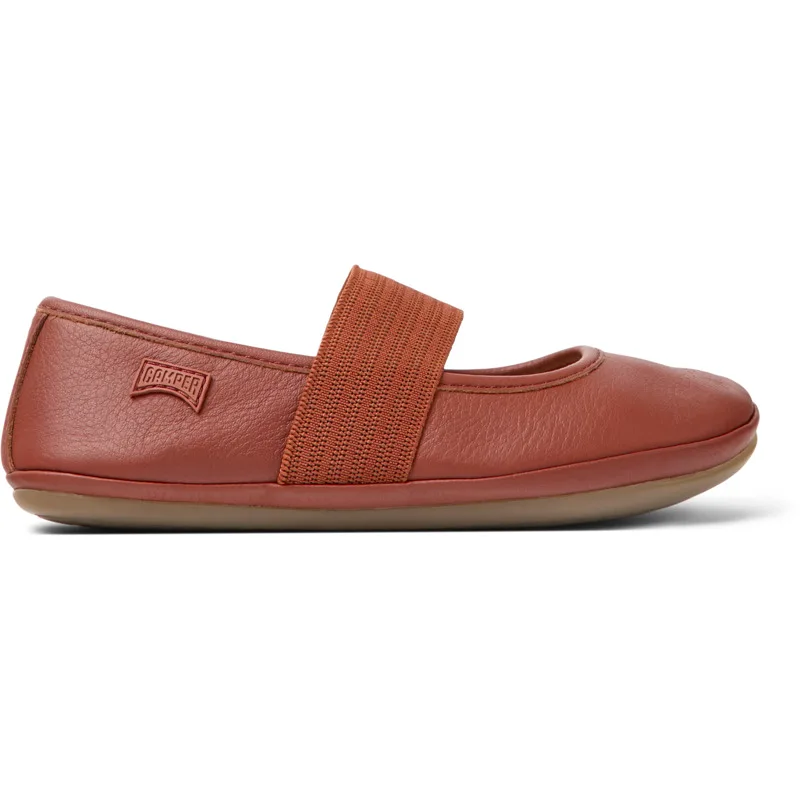 CAMPER Right - Μπαλαρίνες Για Κορίτσια - Κόκκινο, Μέγεθος 34, Smooth leather