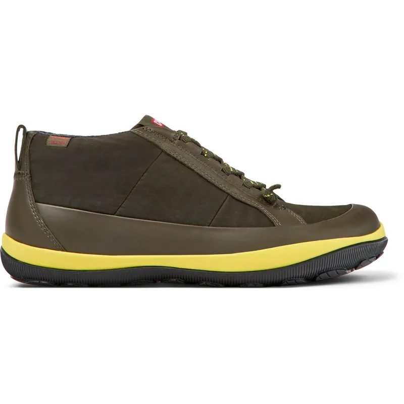CAMPER Peu Pista PrimaLoft® - Μποτάκια Για Ανδρικα - Πράσινο, Μέγεθος 40, Cotton fabric/Smooth leather