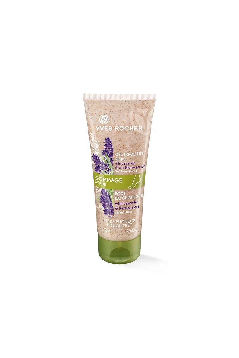 Yves Rocher Scrub Foot Exfoliating Gel with Lavender 75 ml - 08003