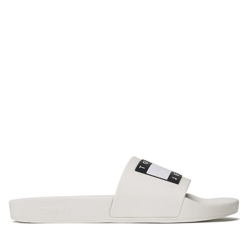 Παντόφλες Tommy Jeans Pool Ess EM0EM01191 Λευκό