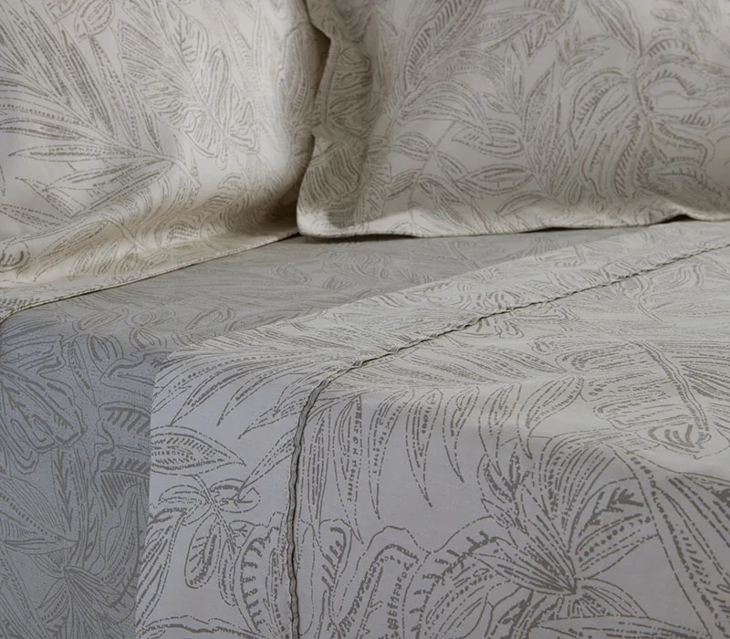 Σεντόνια Υπέρδιπλα (Σετ) Nef-Nef Homeware Premium Tundra Ecru/Grey