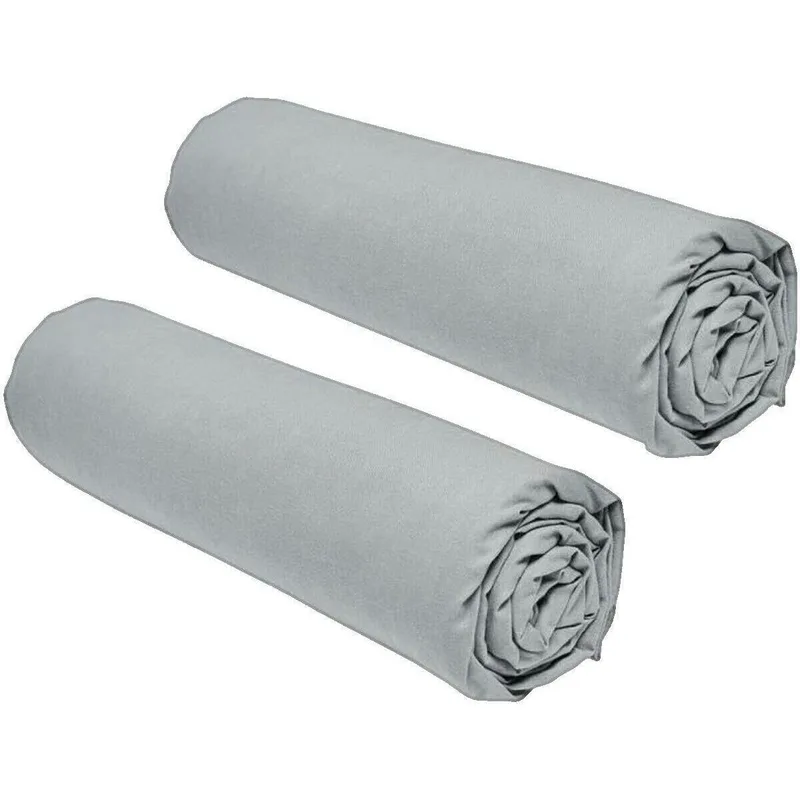 Σεντόνια με λάστιχο Today Drap housse Essential gris coton