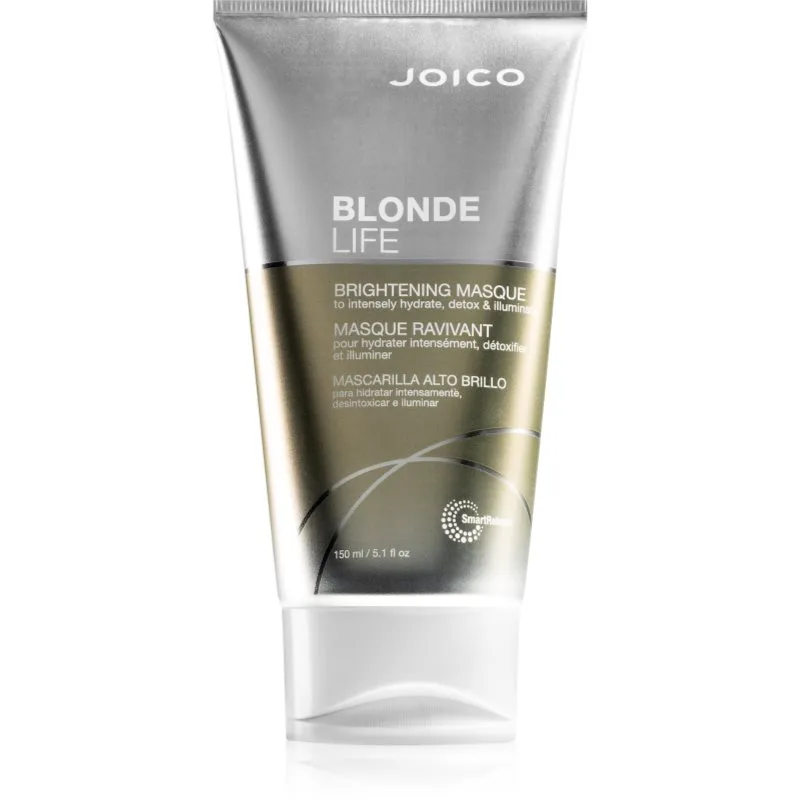 Joico Blonde Life Brightening Masque λαμπρυντική μάσκα για ξανθά και με ανταύγειες μαλλιά 150 ml