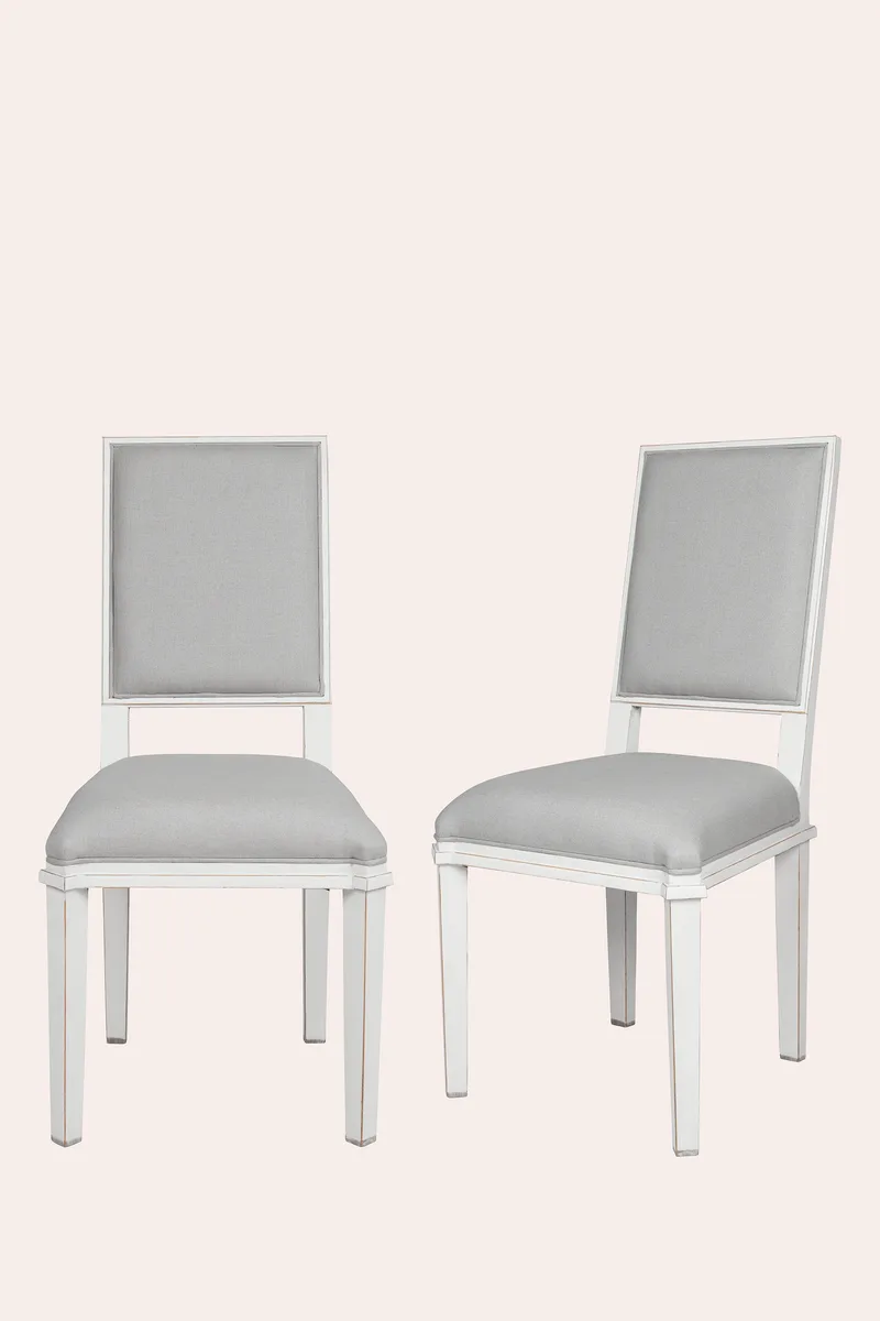 Καρέκλες Τραπεζαρίας Σετ 2 τεμαχίων Henshaw Pale Steel