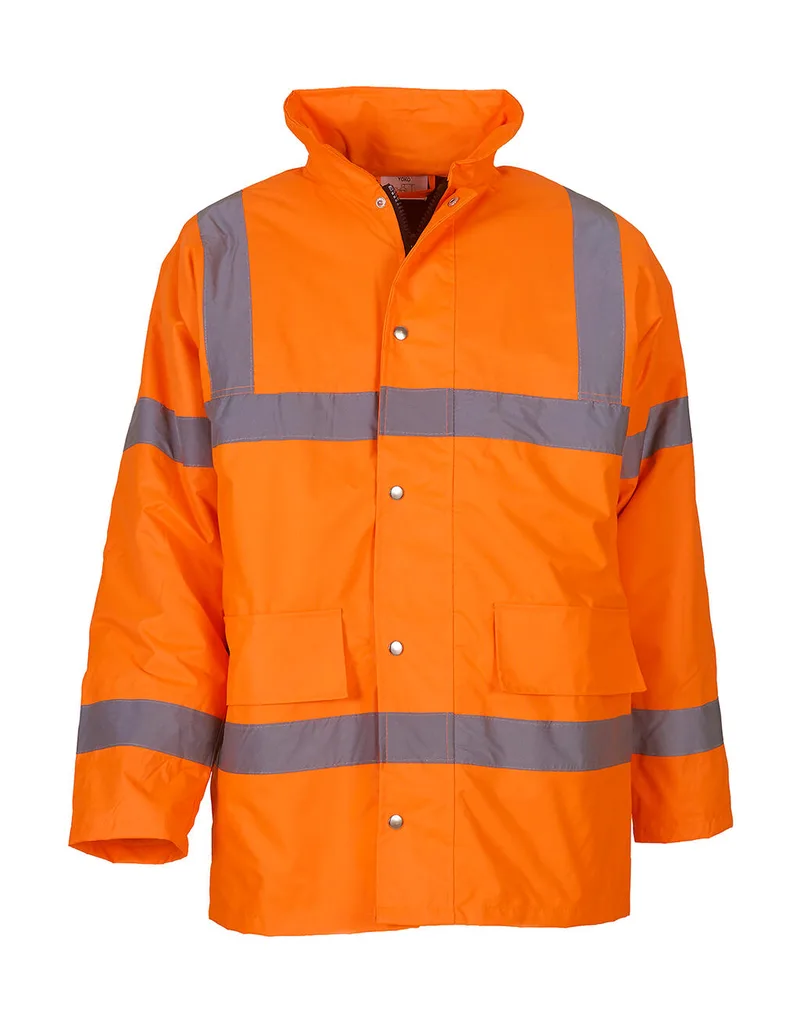 Fluo Classic Motorway Jacket Yoko HVP300 Fluo Πορτοκαλί