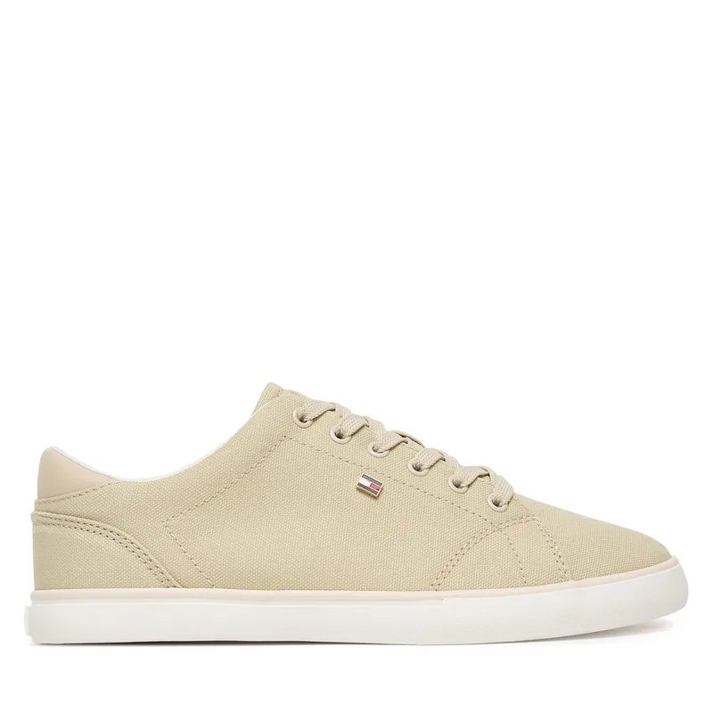 Αθλητικά Tommy Hilfiger Th Low Profile Vulc Canvas FW0FW09102 Μπεζ