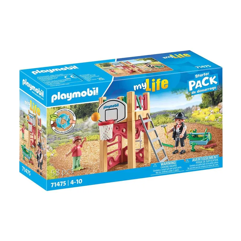 Playmobil Starter Pack Εργασίες επισκευής παιδικής χαράς 71475
