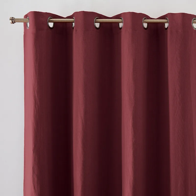 Λινό ριντό συσκότισης με καψούλια 180x135 cm
