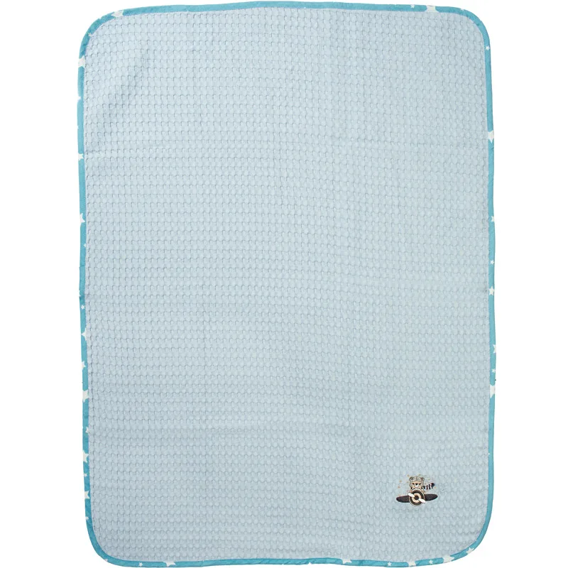 Κουβέρτα Πικέ Αγκαλιάς 80x110 Dimcol Aviator 183 Blue