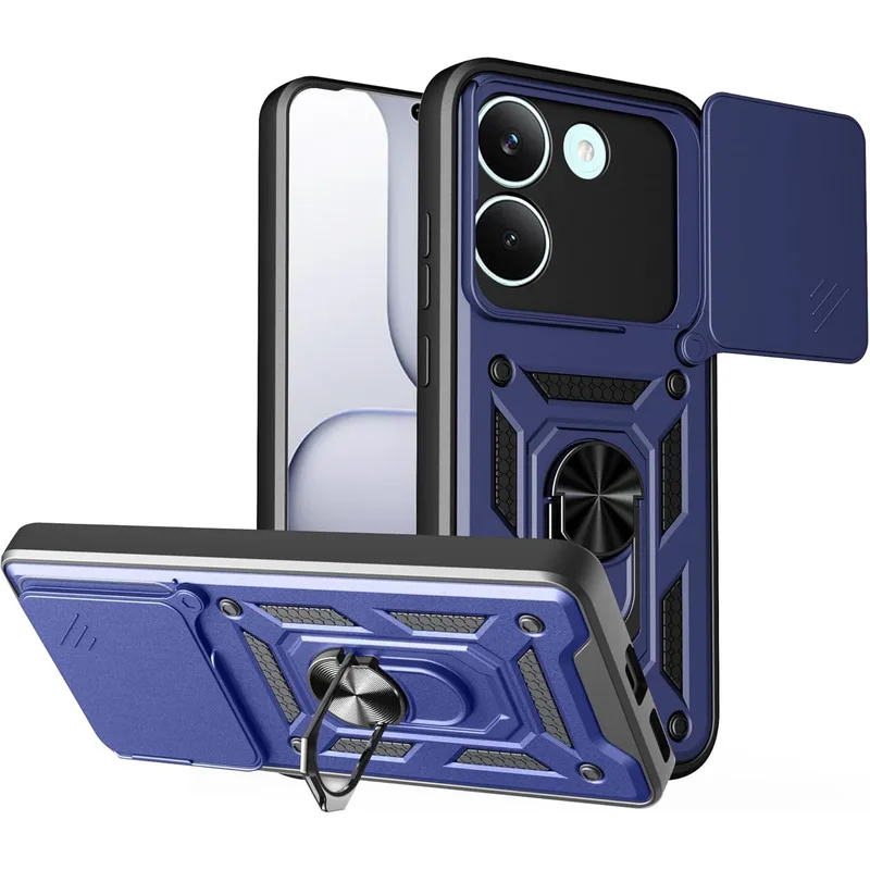 Θήκη Combo Kickstand Slide Camera Blue Poco X8 Pro