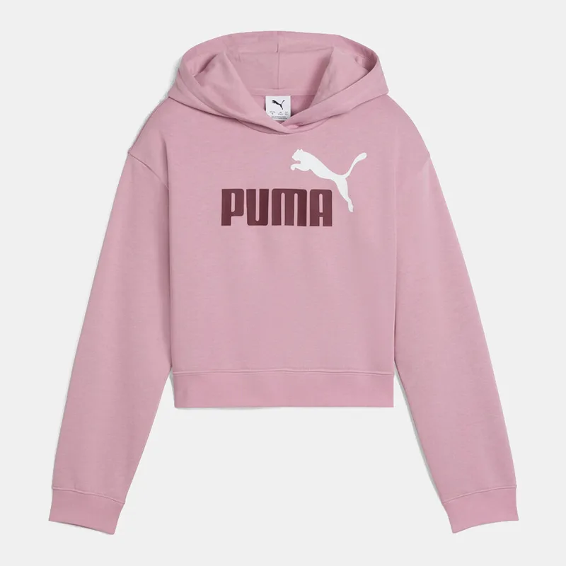 Puma Essential 2 Παιδική Cropped Μπλούζα με Κουκούλα (9000246390_89031)