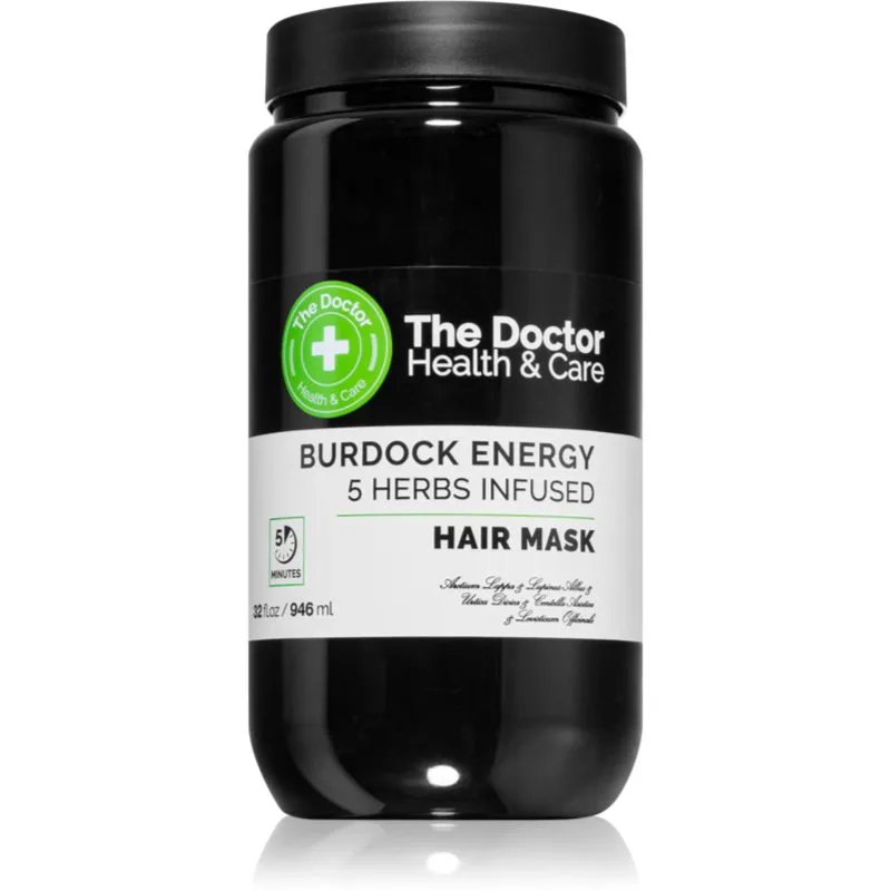 The Doctor Burdock Energy 5 Herbs Infused δυναμωτική μάσκα για τα μαλλιά 946 ml