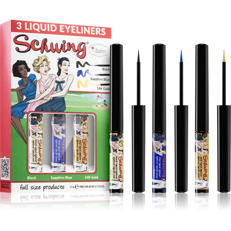 theBalm Schwing® Trio υγρό λάινερ ματιών