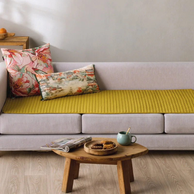 Τραβέρσα Καναπέ-Κρεβατιού 75x190 Kentia Mason 11 Mustard
