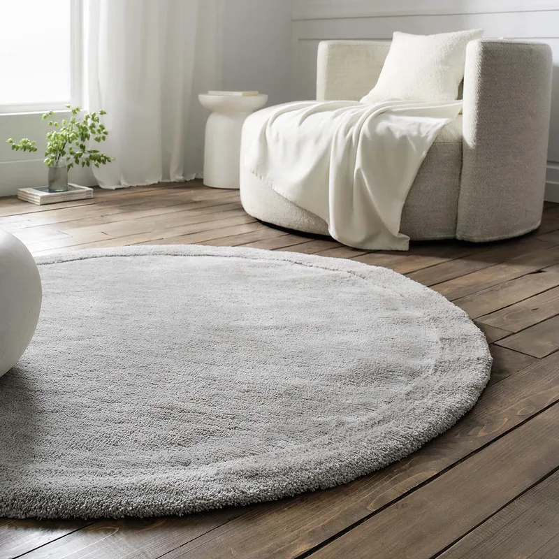 Στρογγυλό Χαλί (Φ200) Gofis Home Heaven Cloud Grey 802/48