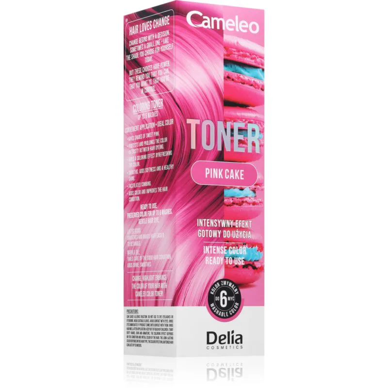 Delia Cosmetics Cameleo Toner τονωτικό χρώματος μαλλιών για τα μαλλιά απόχρωση Ροζ Cake 75 ml