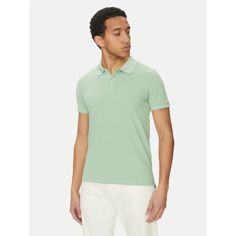 Geox Polo M5511B T3240 F3274 Πράσινο Regular Fit