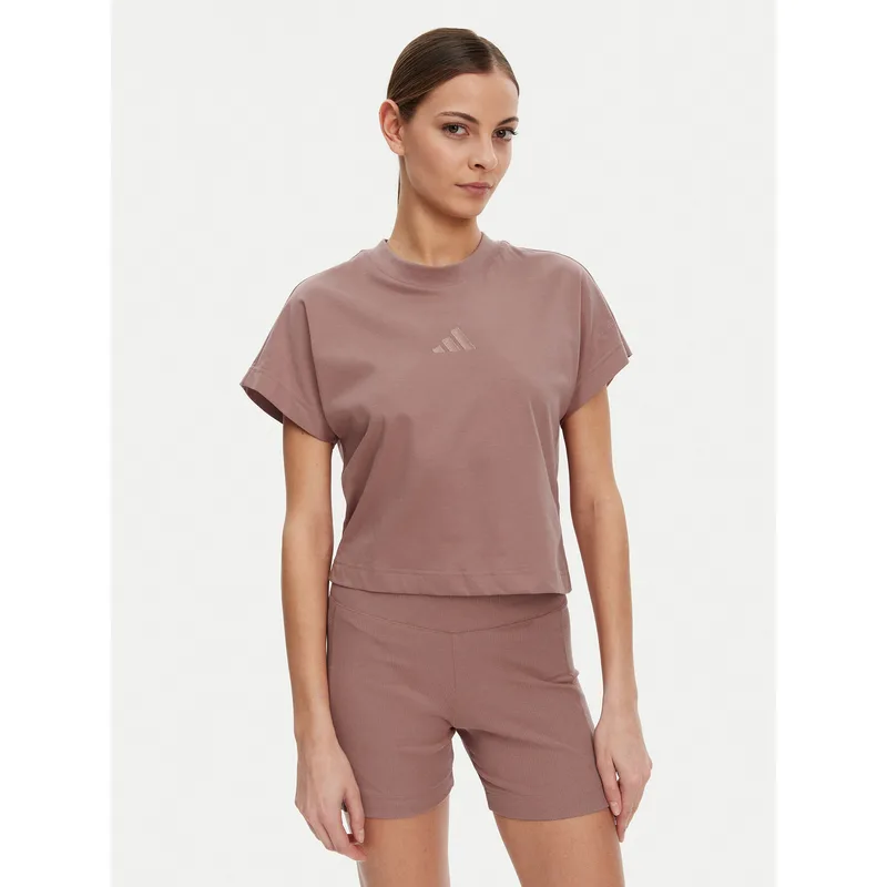 adidas T-Shirt ALL SZN JJ1237 Ροζ Regular Fit
