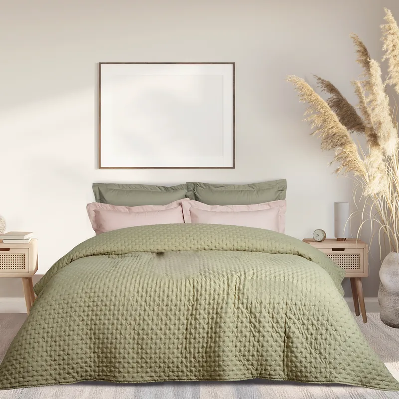 Κουβερλί Microfiber Μονό 160x240εκ. Happy 9629 Λαδί Das Home (Ύφασμα: Microfiber, Χρώμα: Λαδί, Μέγεθος: Μονά) - Das Home - 402080109629
