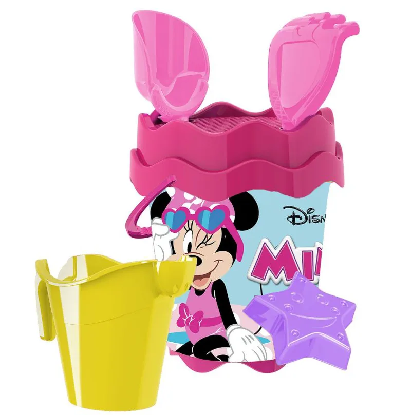 Κουβαδάκι Με Αξεσουάρ Σετ 6τμχ Minnie Φ17εκ. Disney 42-3374 - SUMMER tiempo - 42-3374