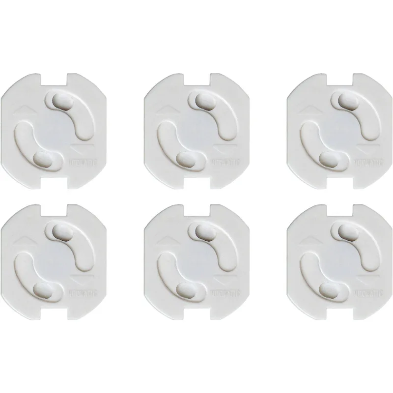 Προστατευτικά Πρίζας Σετ 6τμχ Kiokids 1417 White