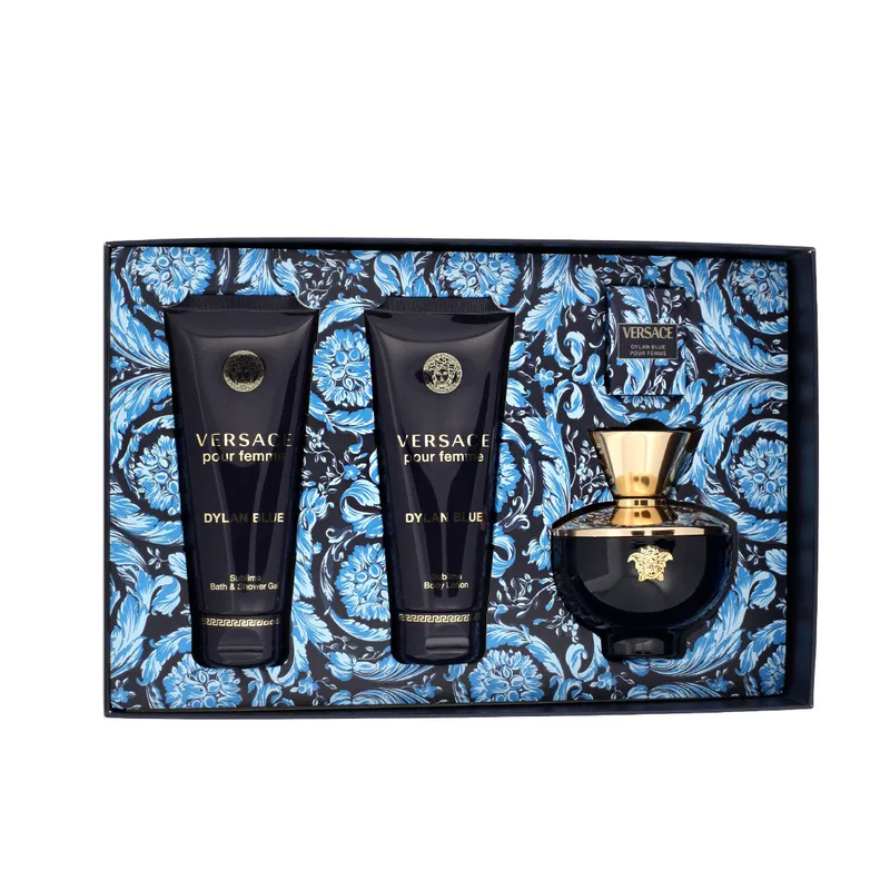 Versace Pour Femme Dylan Blue EDP 100 ml + EDP MINI 5 ml + SG 100 ml + BL 100 ml (woman) 1 pcs