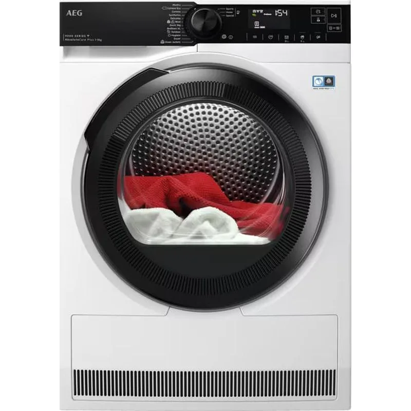 Στεγνωτήριο Ρούχων AEG TR939I4CE 9kg A++ με Αντλία Θερμότητας Λευκό TR939I4CE