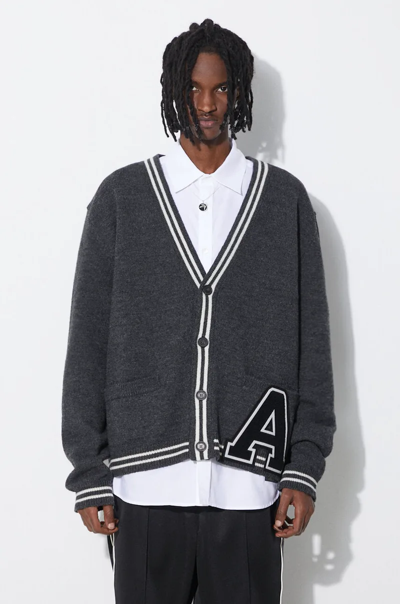 Μάλλινη ζακέτα AMBUSH A Patch Knit Cardigan