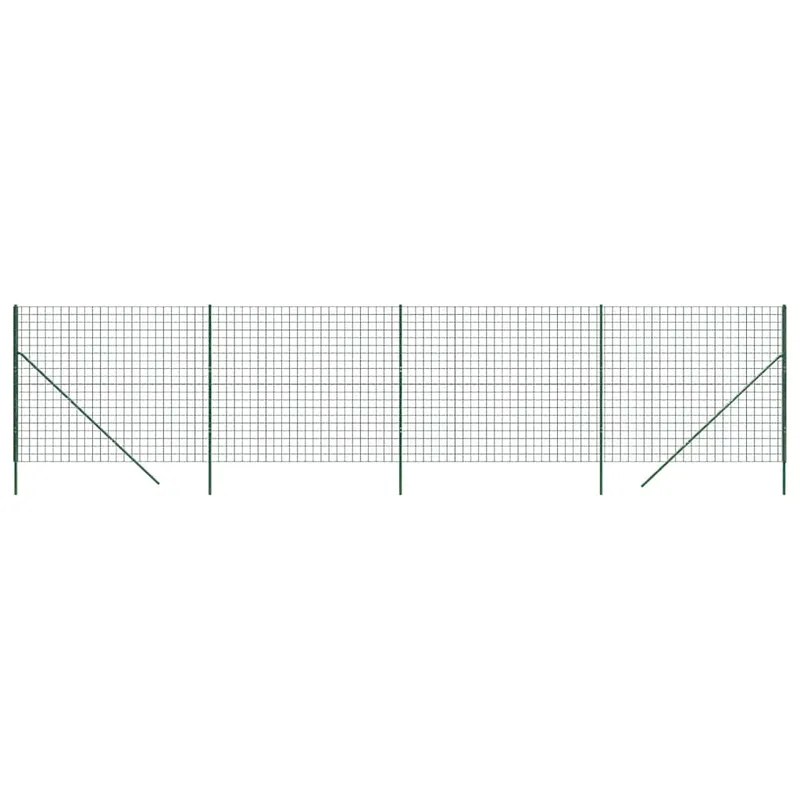 vidaXL Συρματόπλεγμα Περίφραξης Πράσινο 1,8x10 μ. Γαλβανισμένο Ατσάλι