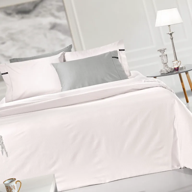 Σεντόνι Μεμονωμένο King Size 180X200+35 Guy Laroche Minimal Perla Με Λάστιχο (180x200+35)