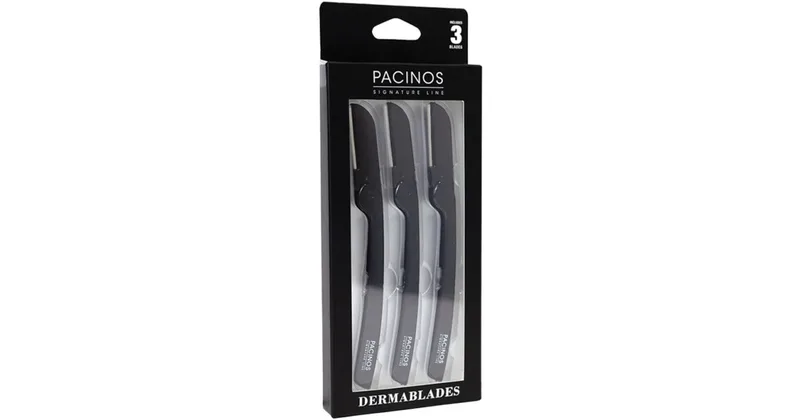 Pacinos Signature Line Derma Blades facial razor 3 pieces