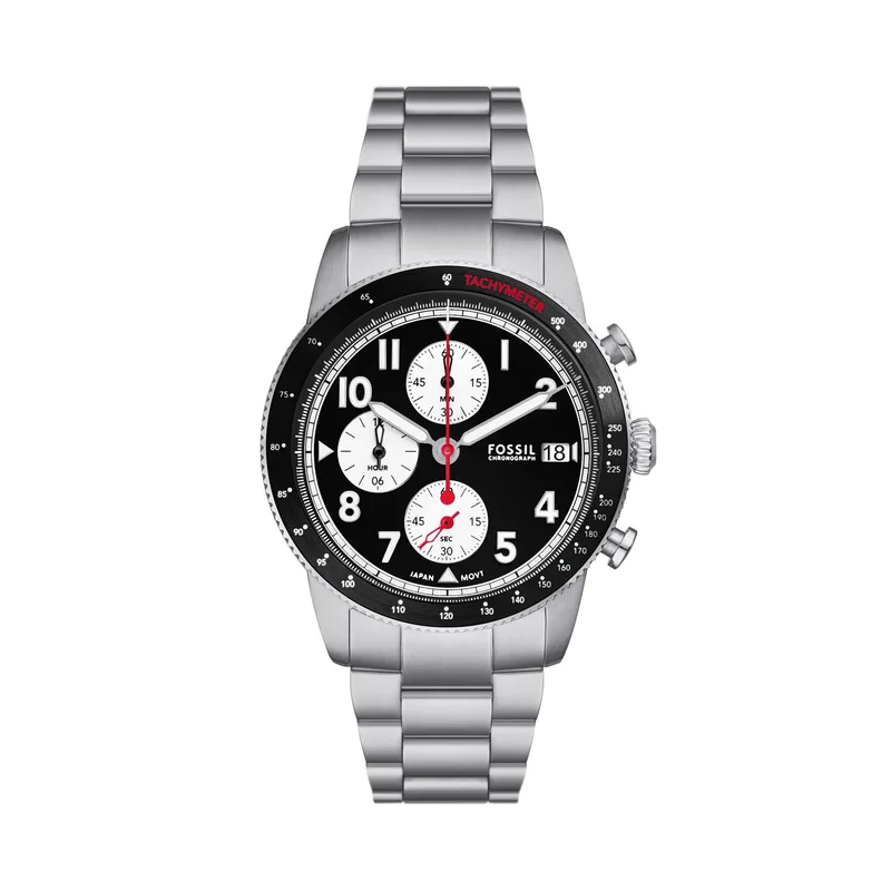 Ρολόι Fossil Sport Tourer FS6045 Ασημί