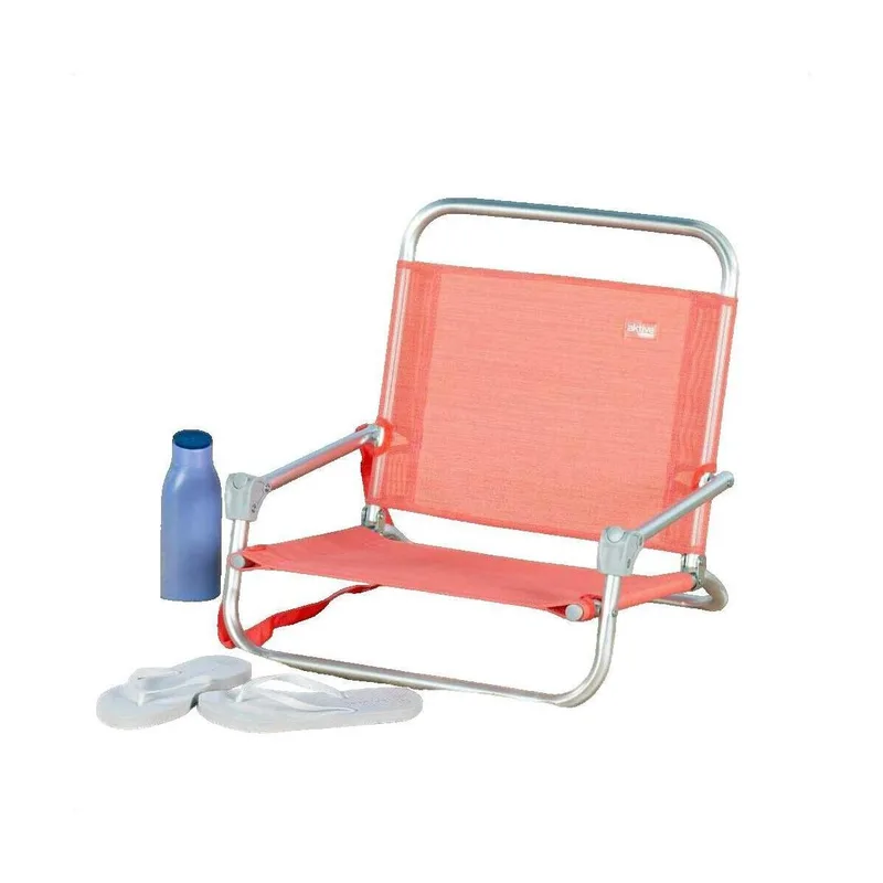 Ξαπλώστρες Aktive Chaise d'extérieur pliable corail