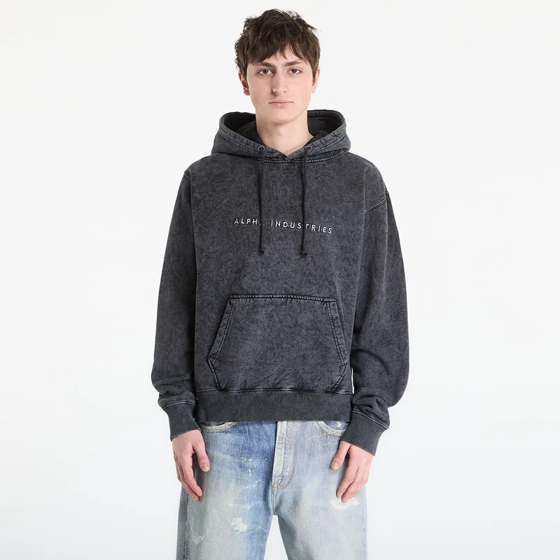 Φούτερ Alpha Industries Acid Logo Hoodie Black XL