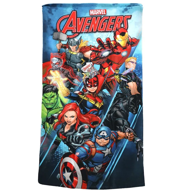 Πετσέτα θαλάσσης Marvel Avengers Heroes microfiber Fast dry - 70x137cm Πολύχρωμο