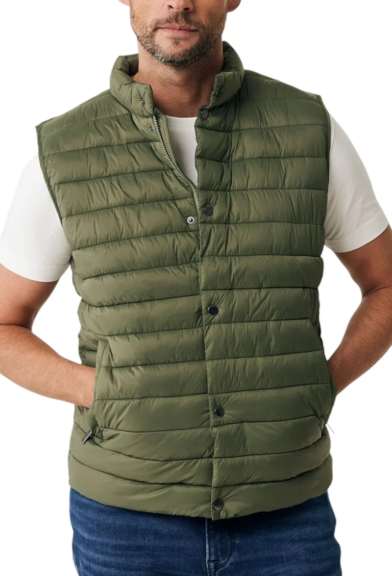 Μπουφάν Mexx Lightweight padded bodywarmer MF006800741M-Mid Green Ανδρικό