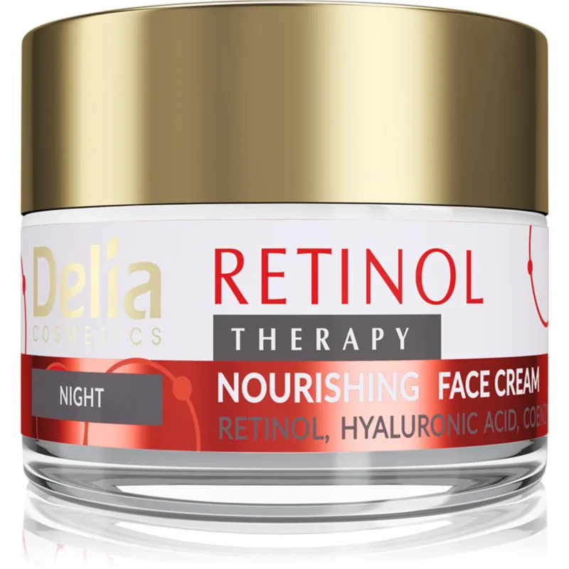 Delia Cosmetics Retinol Therapy θρεπτική κρέμα νύχτας 50 μλ