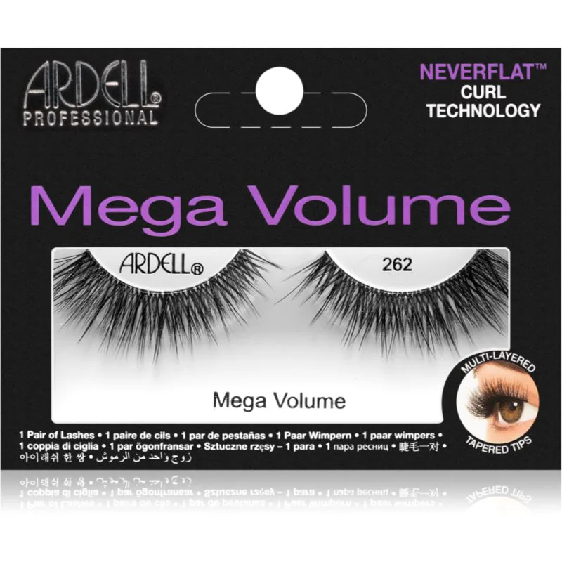 Ardell Mega Volume ψεύτικες βλεφαρίδες τύπος 262 1 τμχ