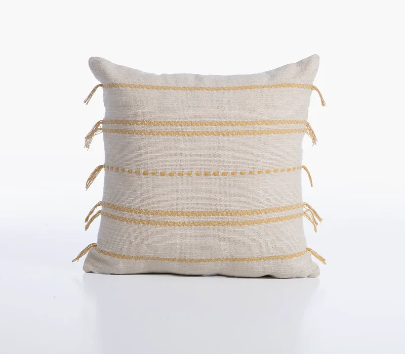 Μαξιλάρι Διακόσμησης Nef-Nef Bleeze Natural/Yellow 45x45