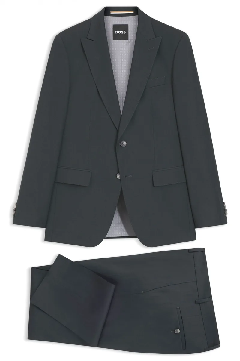 BOSS ΚΟΣΤΟΥΜΙ LANIFICO TESSE BIELLA STRETCH SLIM FIT ΠΡΑΣΙΝΟ