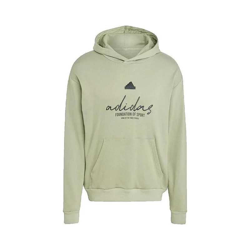 T-shirt με κουκούλα adidas Pull Brand Love French Terry