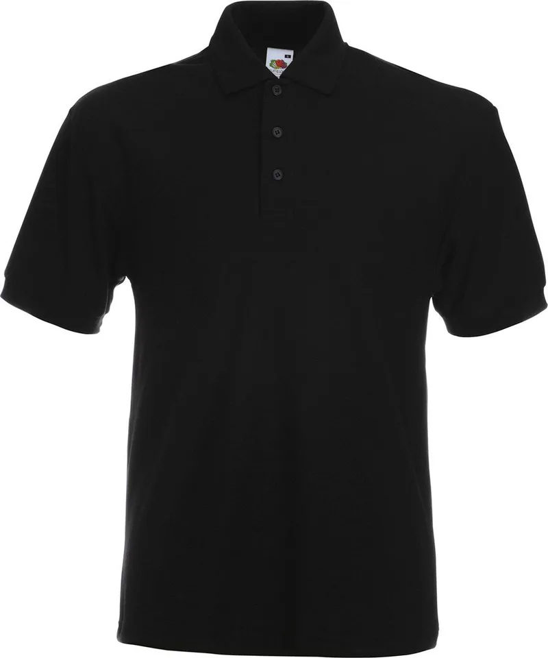 Heavyweight Polo Fruit of the Loom 63-204-0 Black