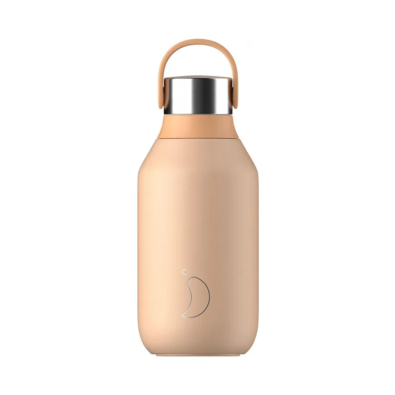 Μπουκάλι Θερμός 350ml Chilly's Series 2 Bottle Peach Πορτοκαλί
