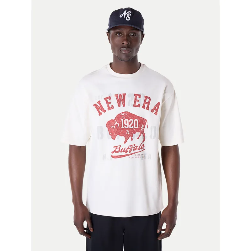 New Era T-Shirt 60596287 Λευκό Regular Fit