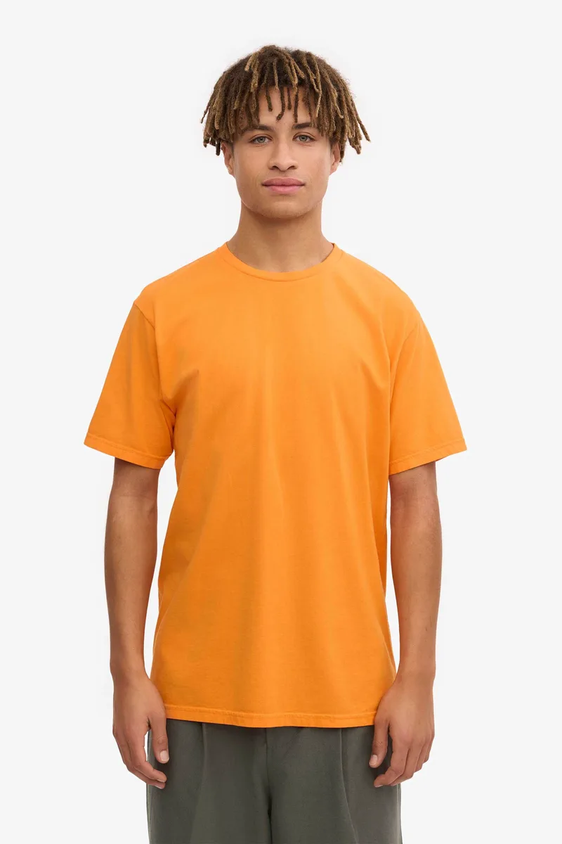 Colorful Standard ανδρικό T-shirt μονόχρωμο Relaxed Fit - CS1001 Πορτοκαλί