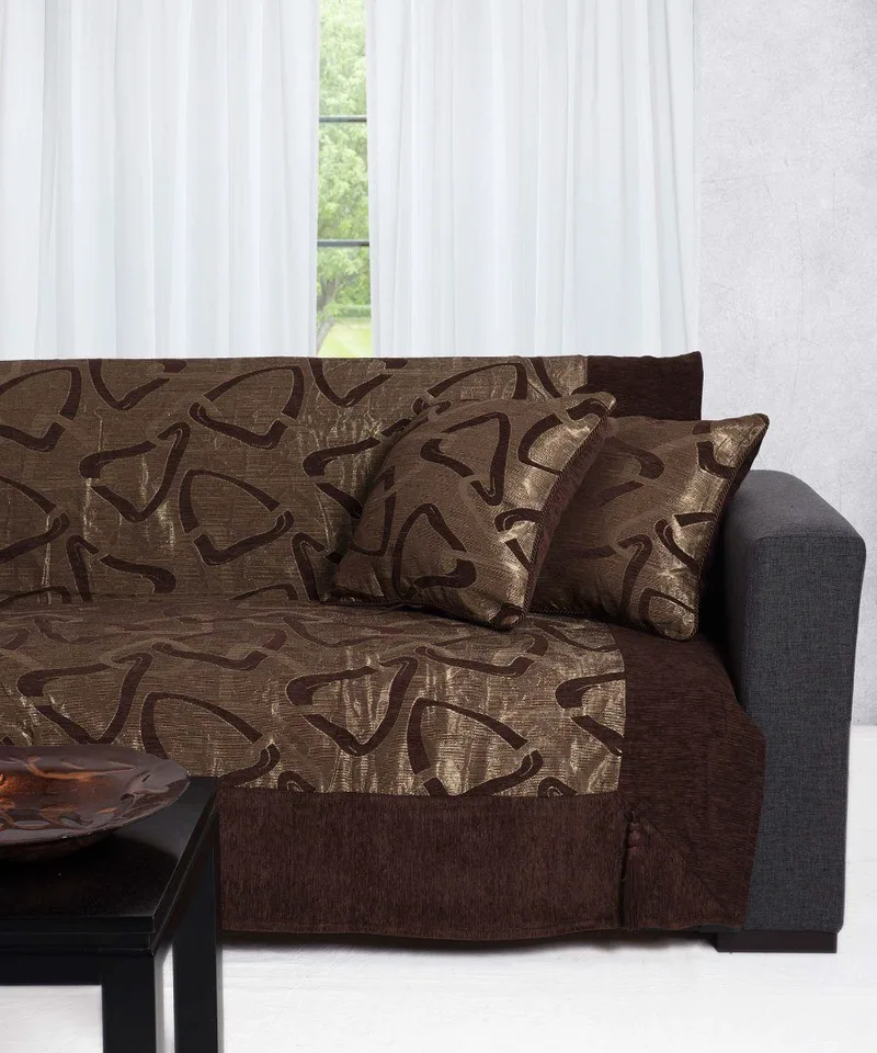 Μαξιλαροθήκη Διακόσμησης Silk Fashion 11230 Καφέ 45x45