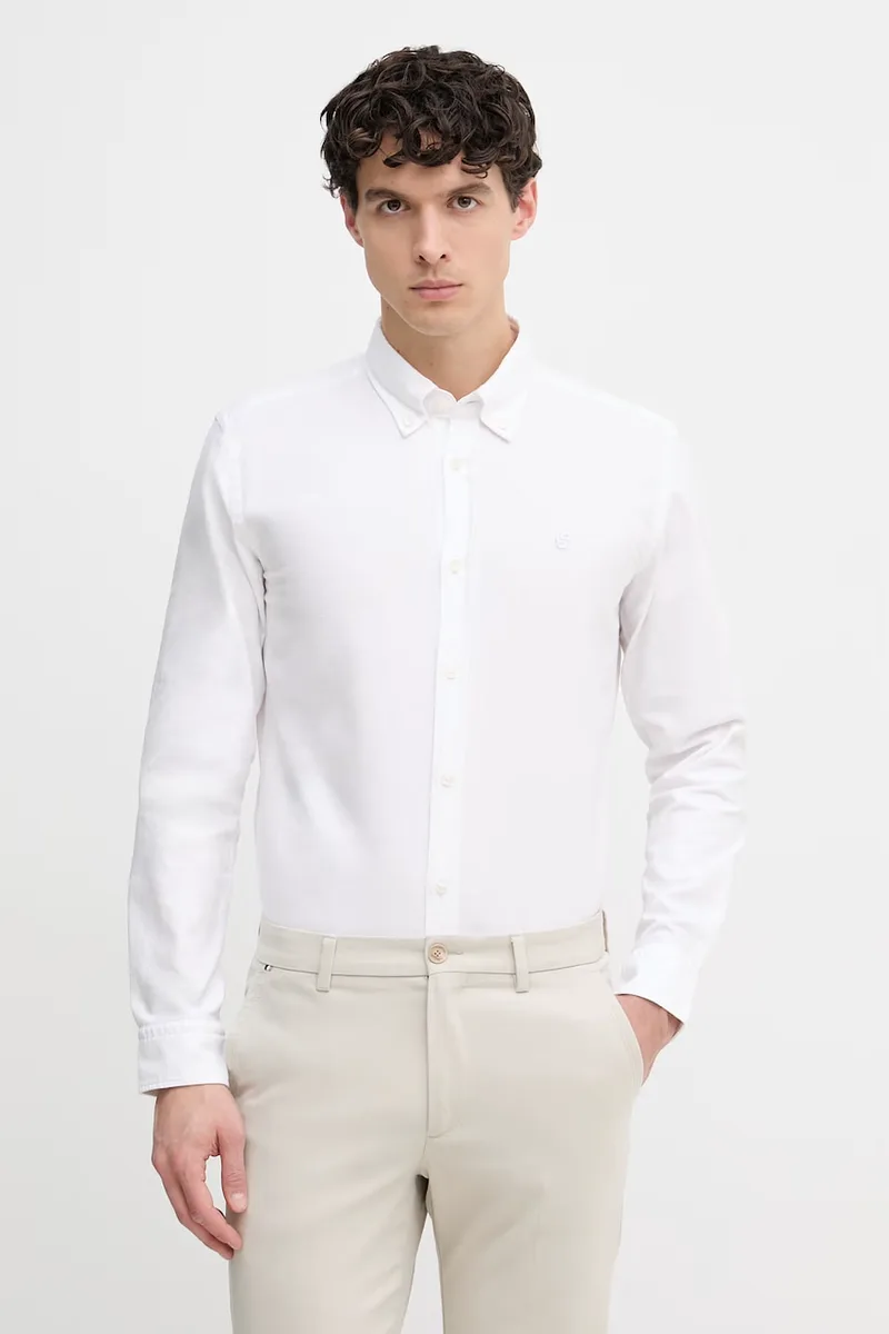 BOSS Πουκάμισο oxford ανδρικό βαμβακερό ROAN